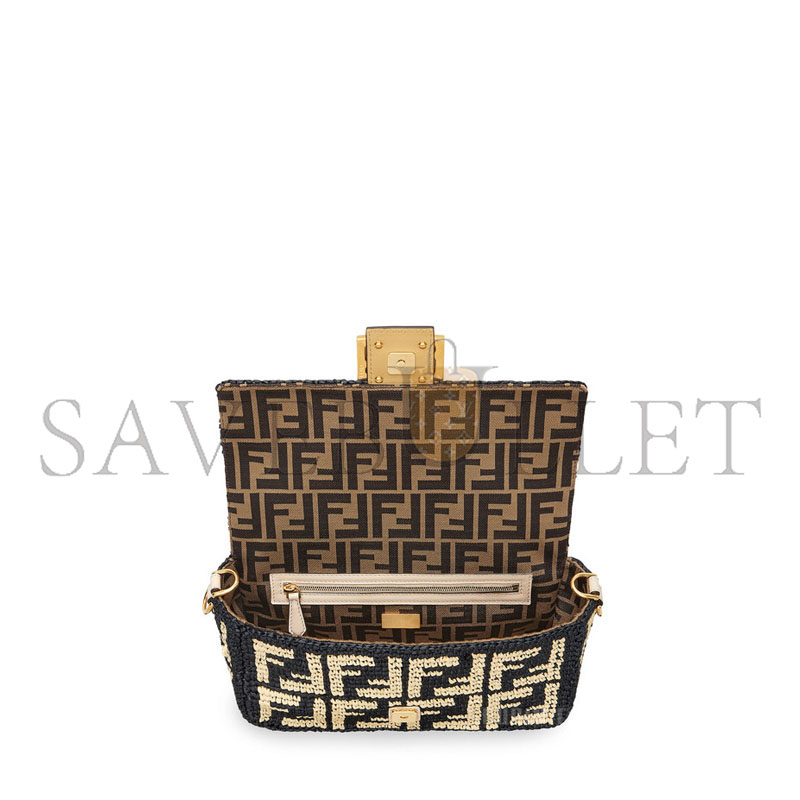 F**di baguette bag in black ff 8br600akbyf1hog (27*15*6cm)